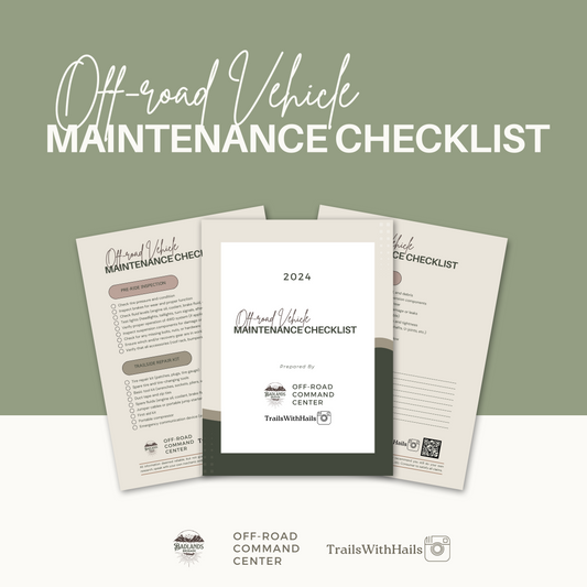 Off-Road Vehicle Maintenance Checklist