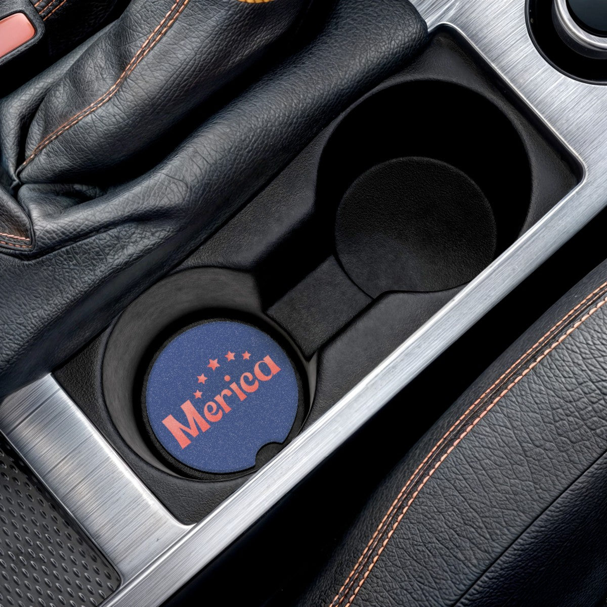 Patriot Soapstone Car Coaster