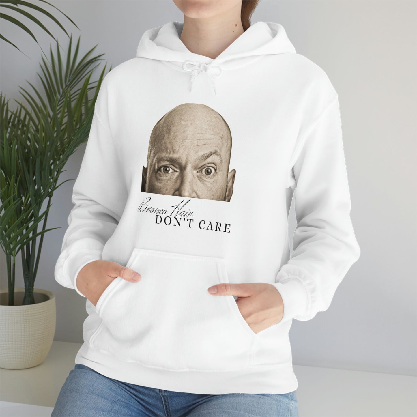 Men's Bronco Hair - Heavy Blend Hooded Sweatshirt