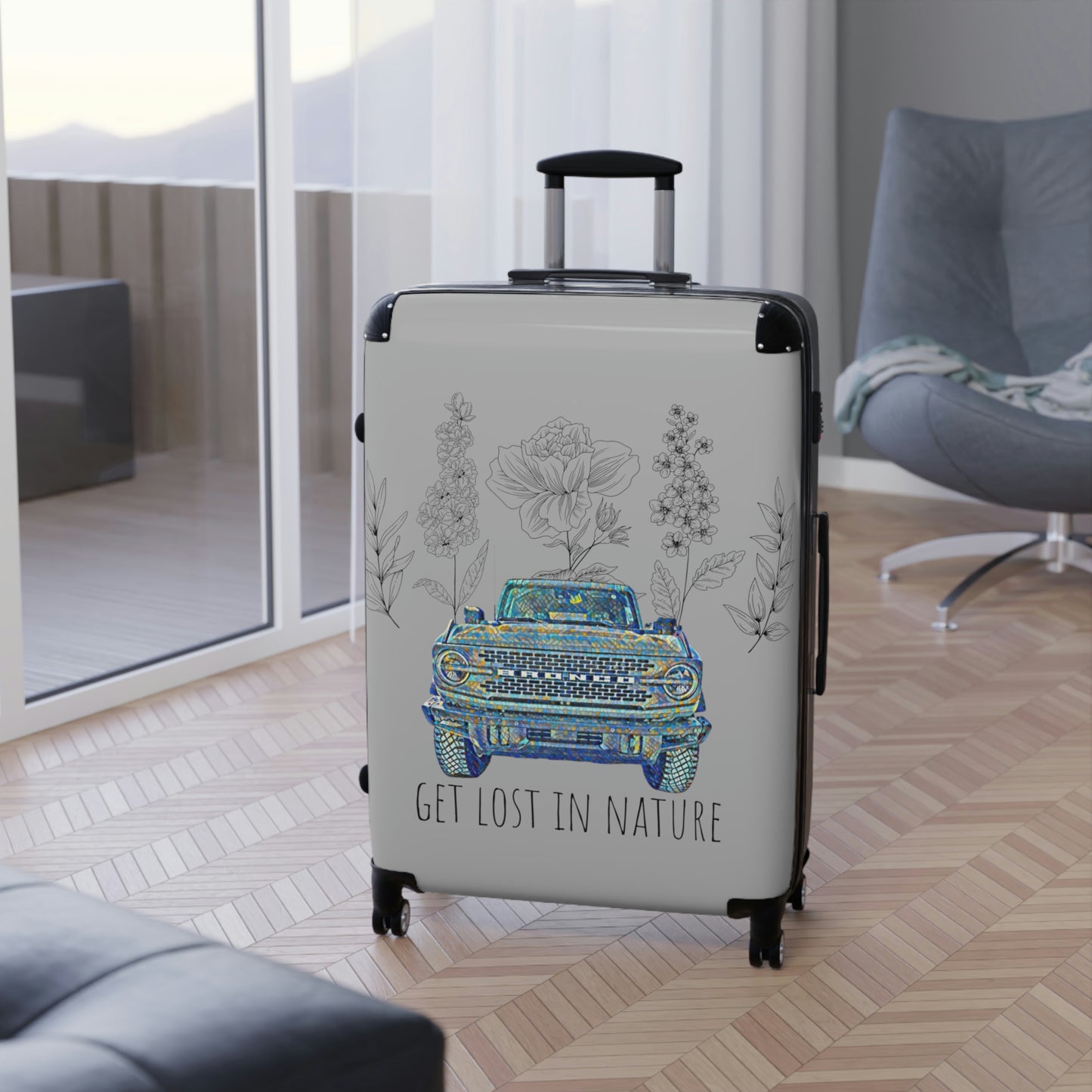 Bronco Flowers - Get Lost In Nature - Suitcase