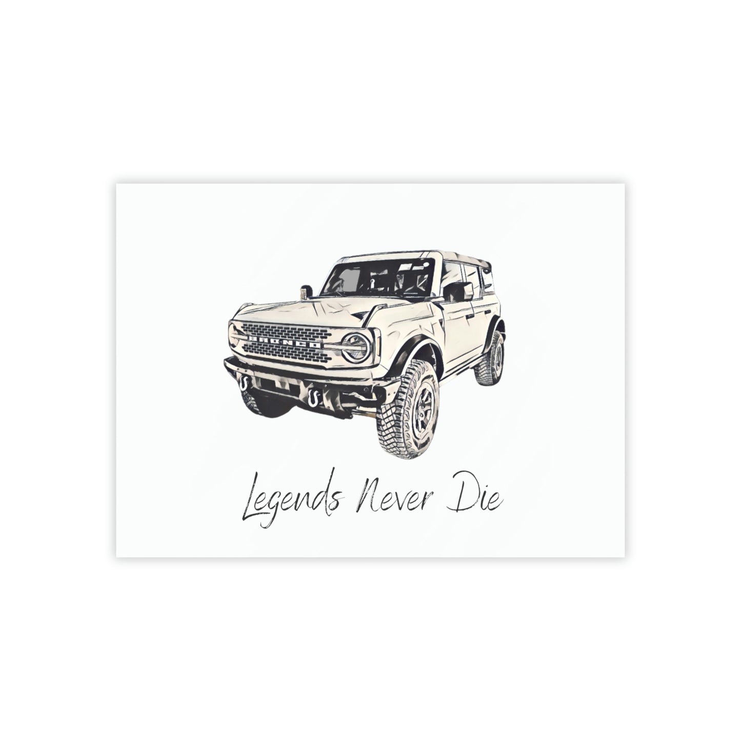 Legends Never Die - Bronco - Post-it® Note Pads