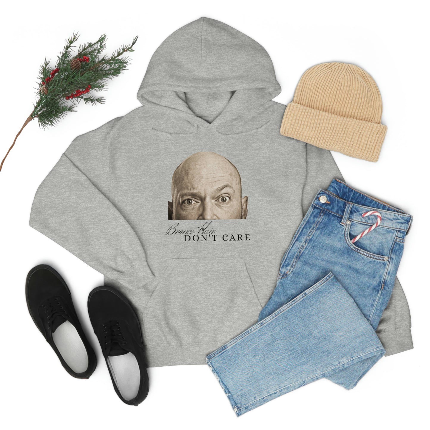 Men's Bronco Hair - Heavy Blend Hooded Sweatshirt