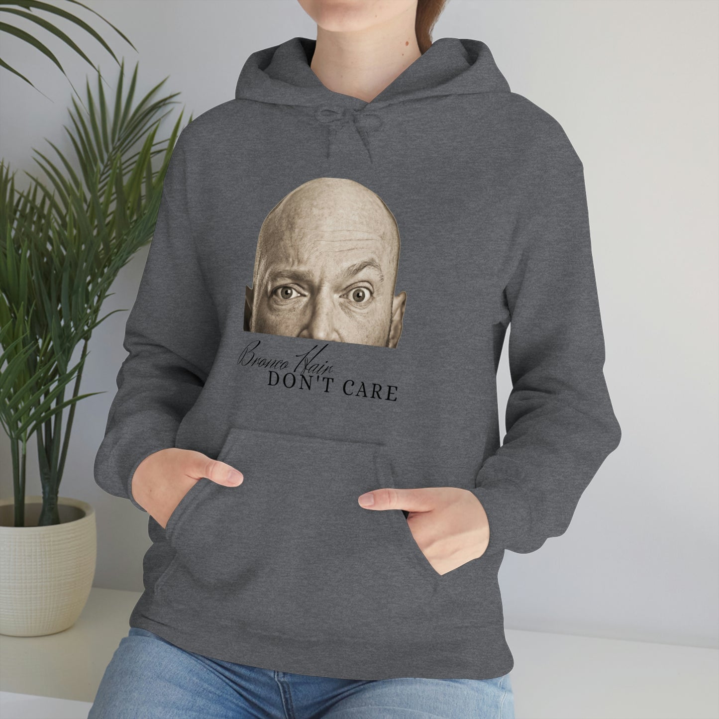 Men's Bronco Hair - Heavy Blend Hooded Sweatshirt