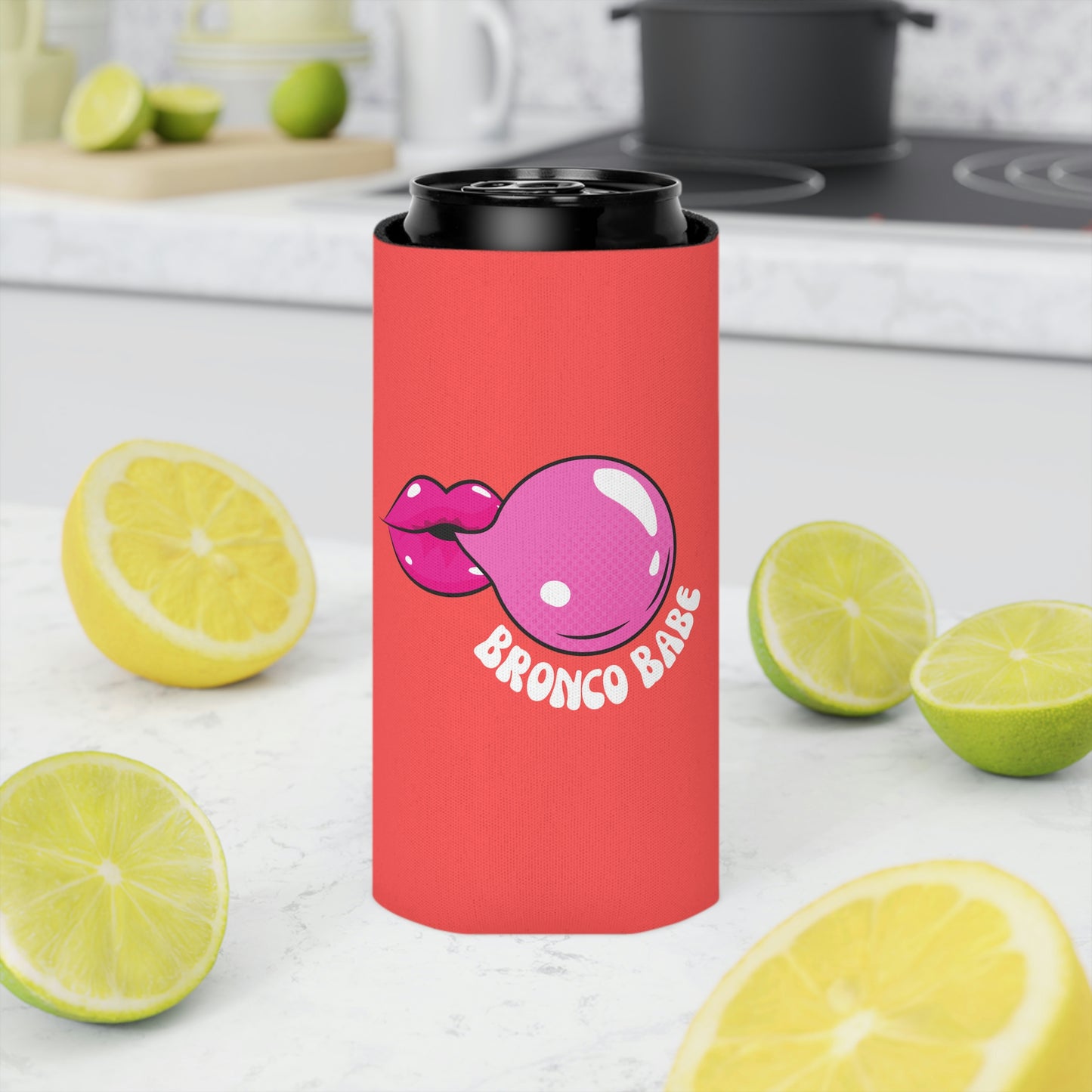 Bronco Babe - Bubblegum - Can Cooler