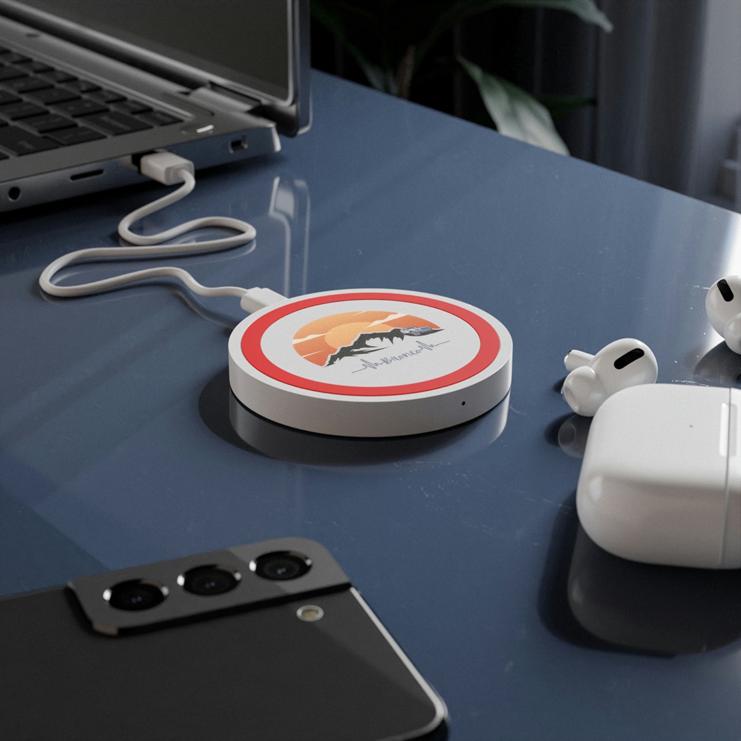 Bronco Charge - Moutainscape - Quake Wireless Charging Pad