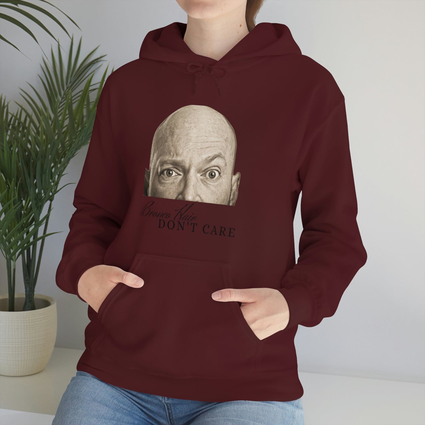Men's Bronco Hair - Heavy Blend Hooded Sweatshirt
