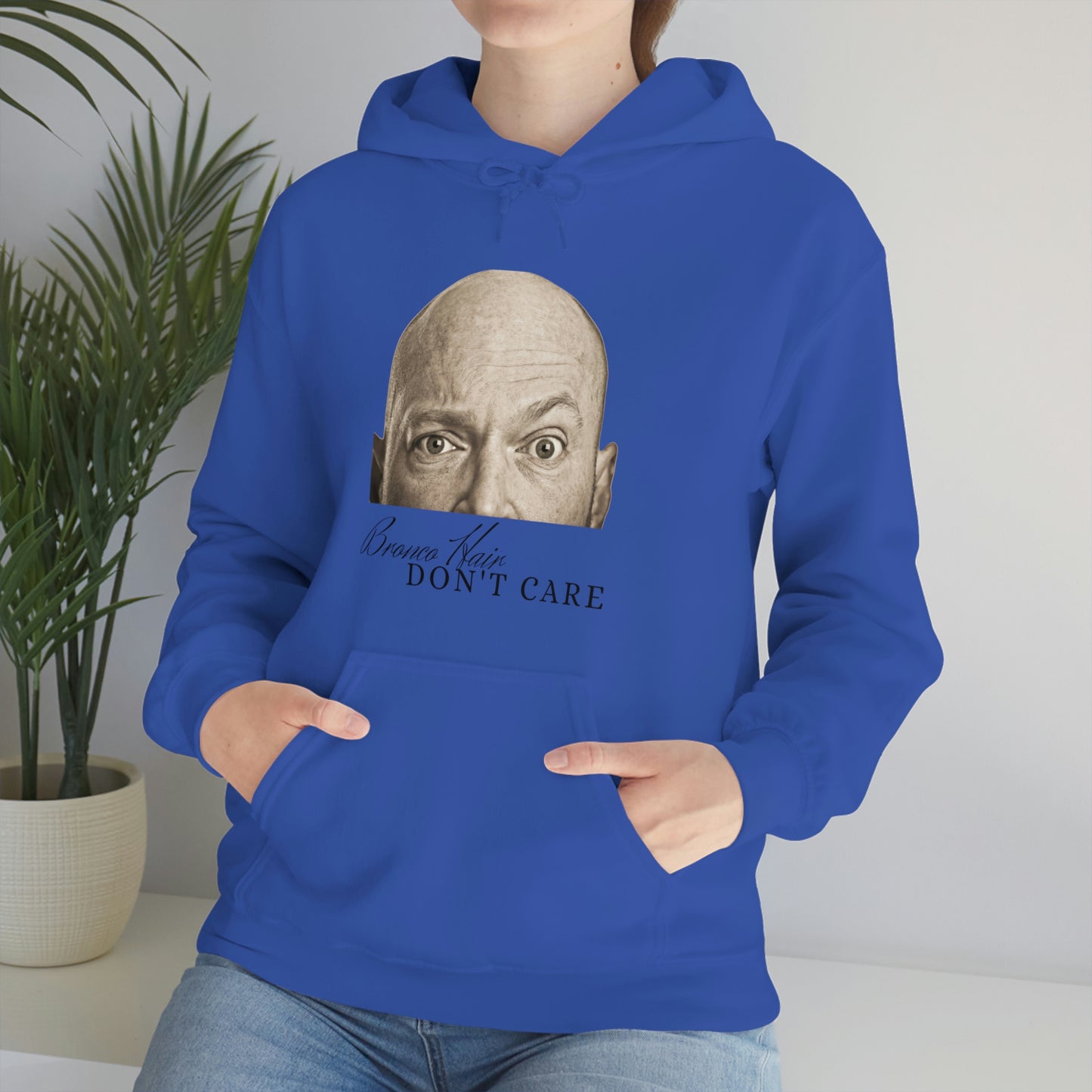 Men's Bronco Hair - Heavy Blend Hooded Sweatshirt