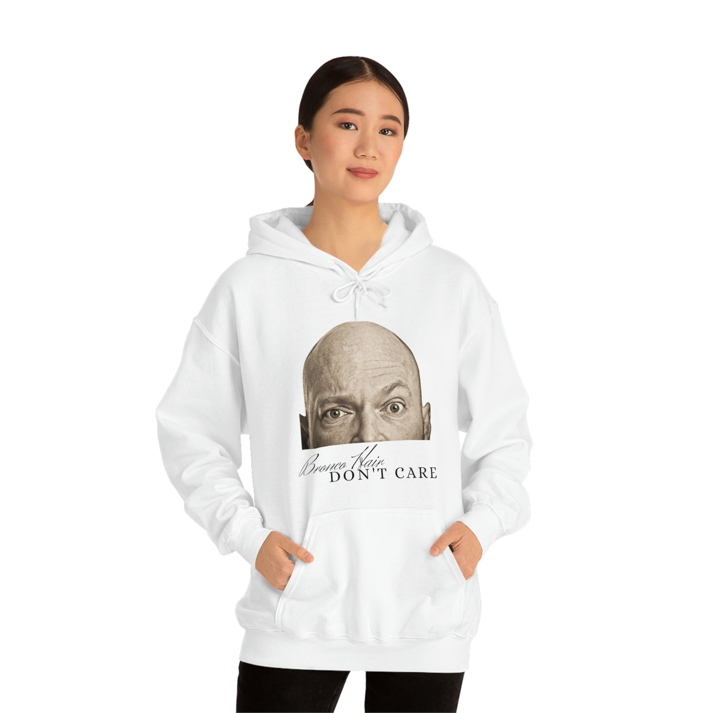 Men's Bronco Hair - Heavy Blend Hooded Sweatshirt