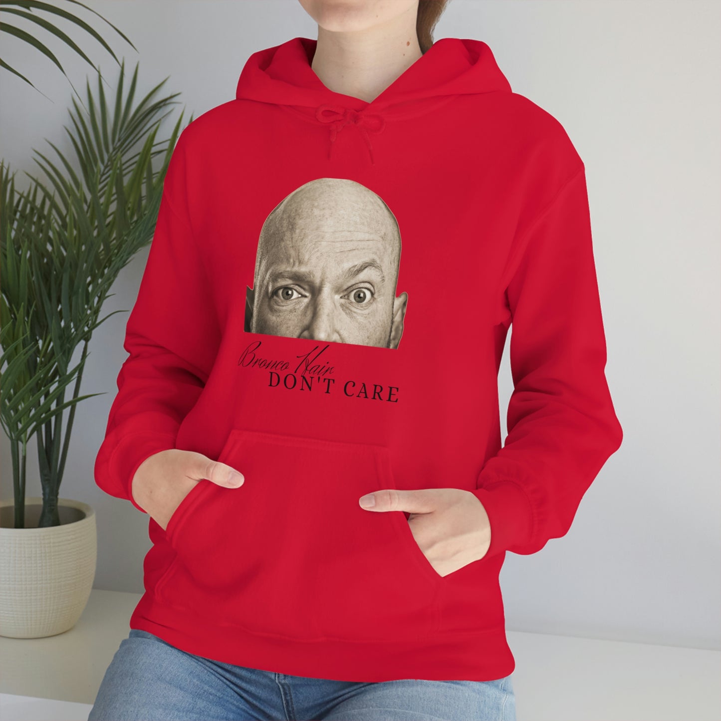 Men's Bronco Hair - Heavy Blend Hooded Sweatshirt