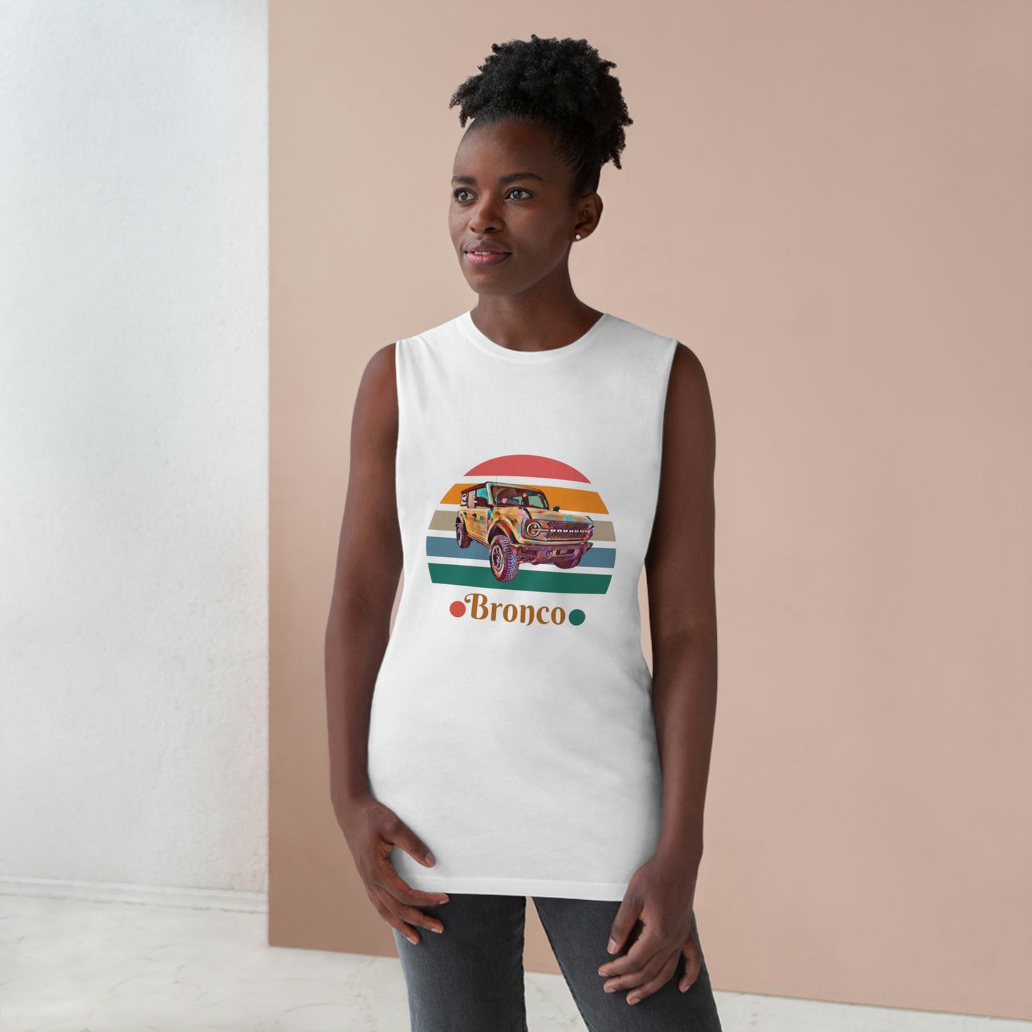 Bronco - Retro - Unisex Barnard Tank
