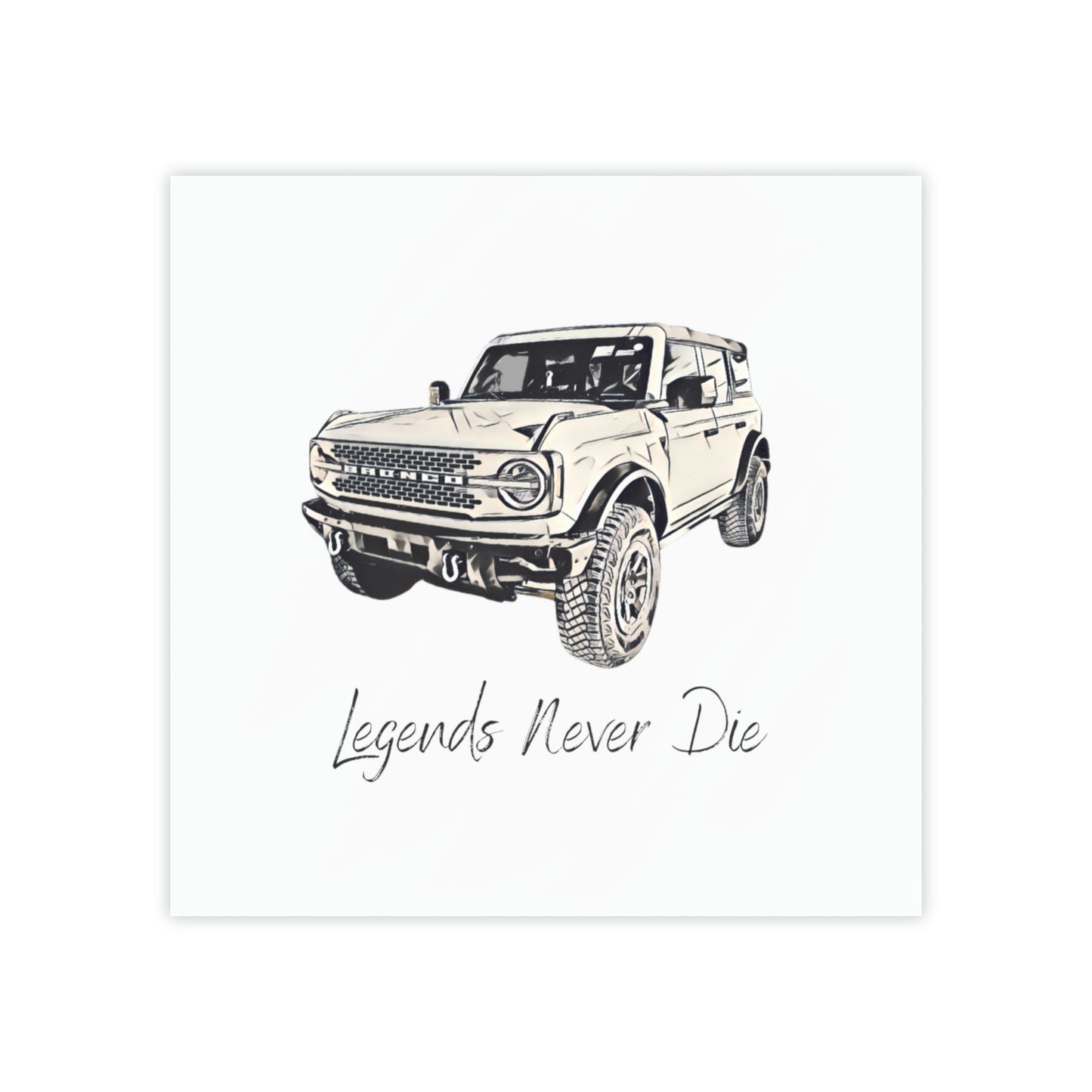 Legends Never Die - Bronco - Post-it® Note Pads