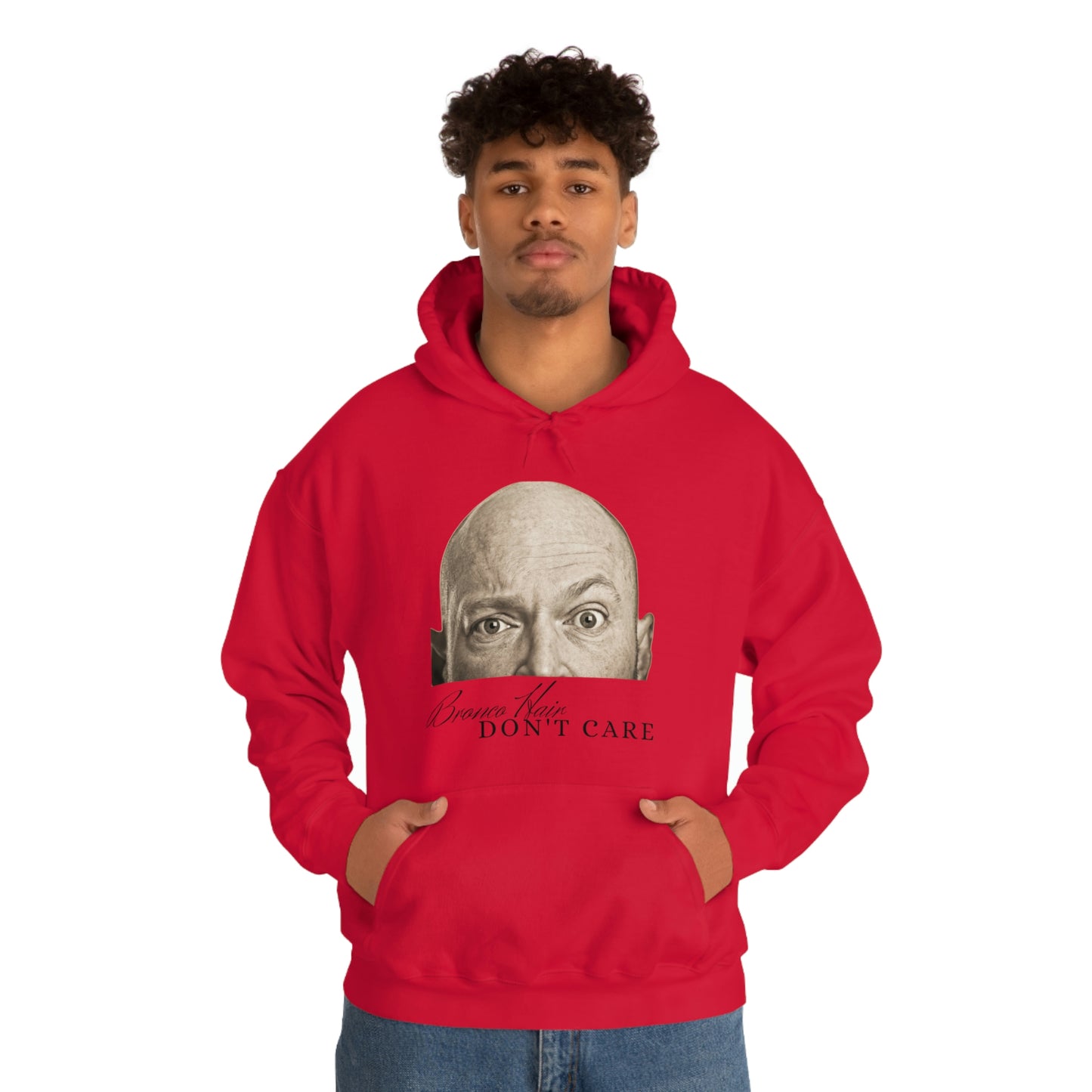 Men's Bronco Hair - Heavy Blend Hooded Sweatshirt