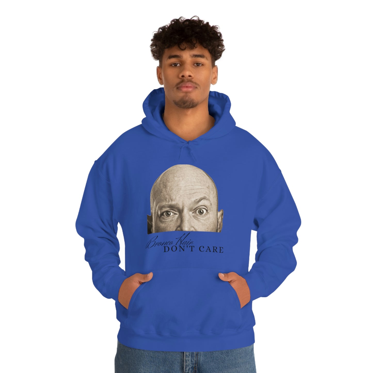 Men's Bronco Hair - Heavy Blend Hooded Sweatshirt