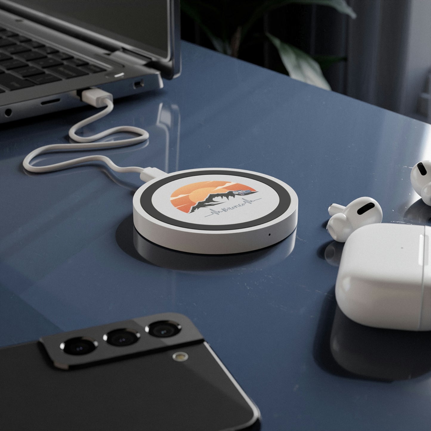 Bronco Charge - Moutainscape - Quake Wireless Charging Pad