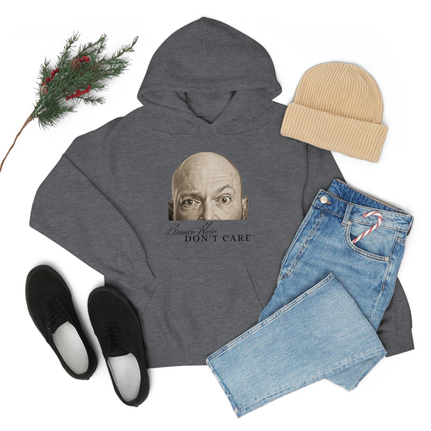 Men's Bronco Hair - Heavy Blend Hooded Sweatshirt