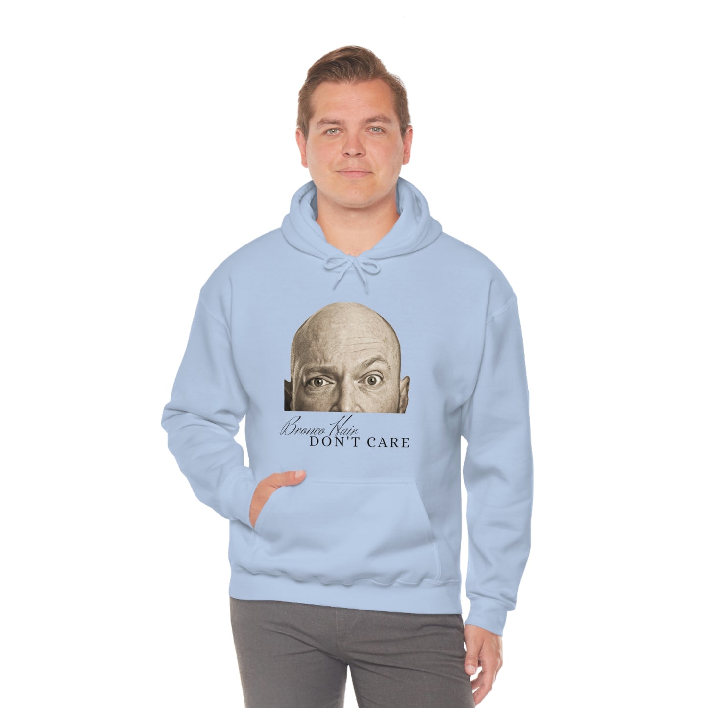 Men's Bronco Hair - Heavy Blend Hooded Sweatshirt