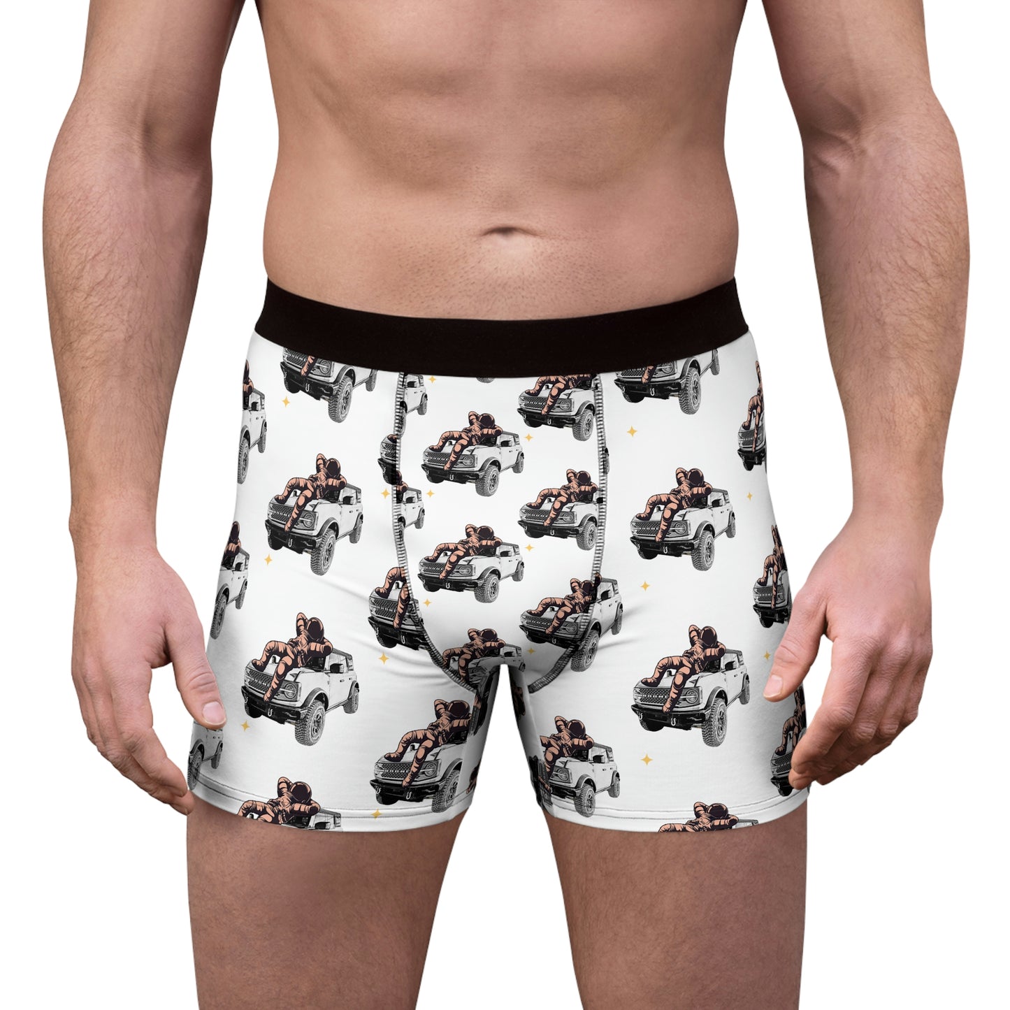 Space Bronco - Men's Boxer Briefs (AOP)