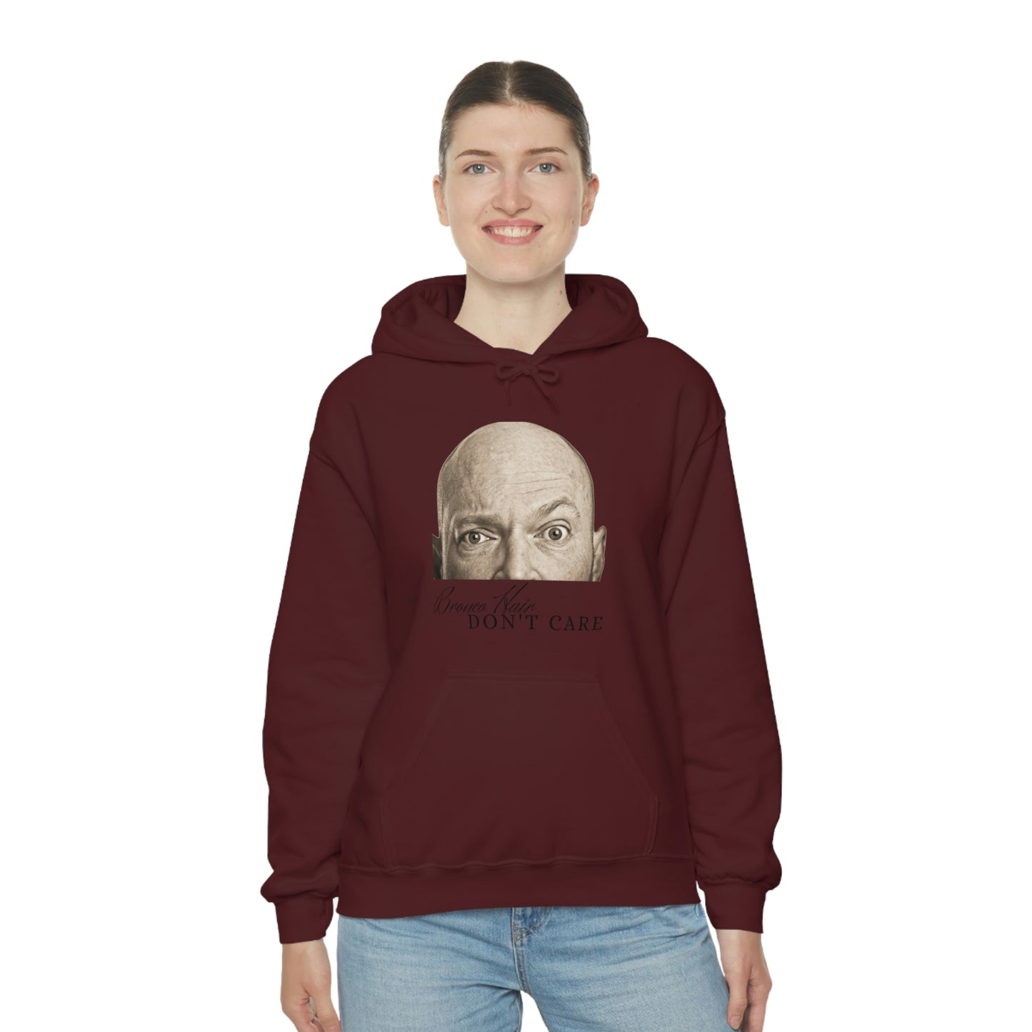 Men's Bronco Hair - Heavy Blend Hooded Sweatshirt