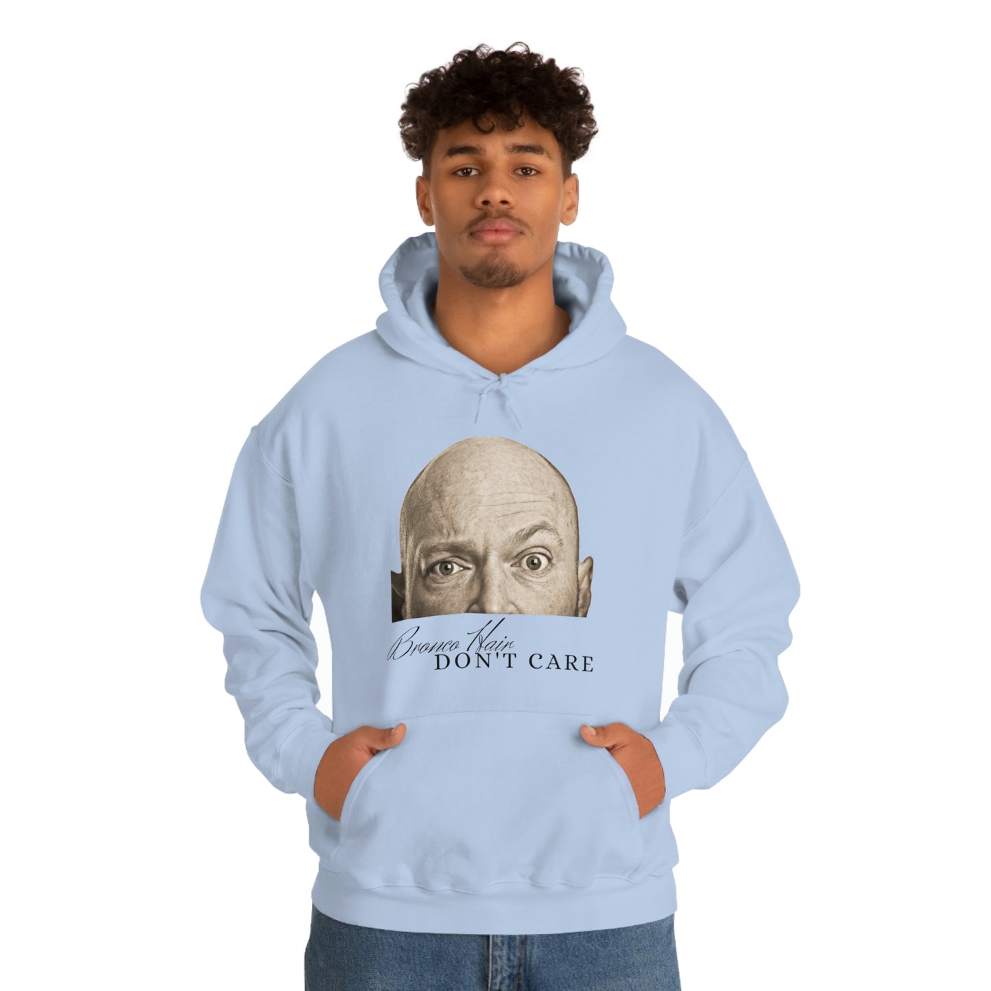 Men's Bronco Hair - Heavy Blend Hooded Sweatshirt