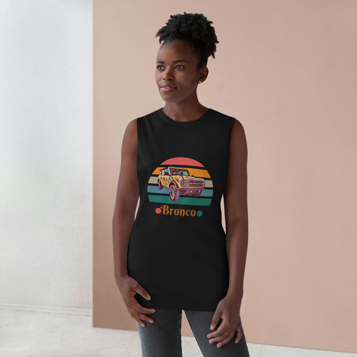 Bronco - Retro - Unisex Barnard Tank
