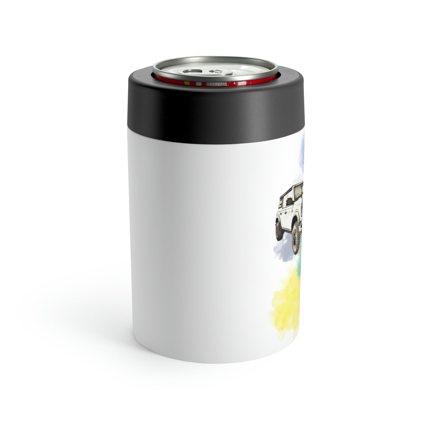 Super MOM / Mom of Girls - Watercolor - Bronco - Can Holder