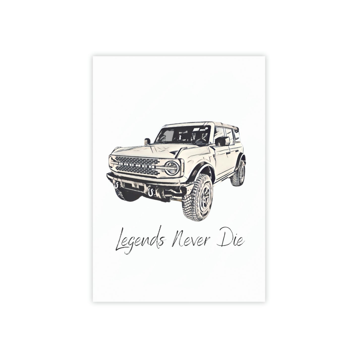 Legends Never Die - Bronco - Post-it® Note Pads