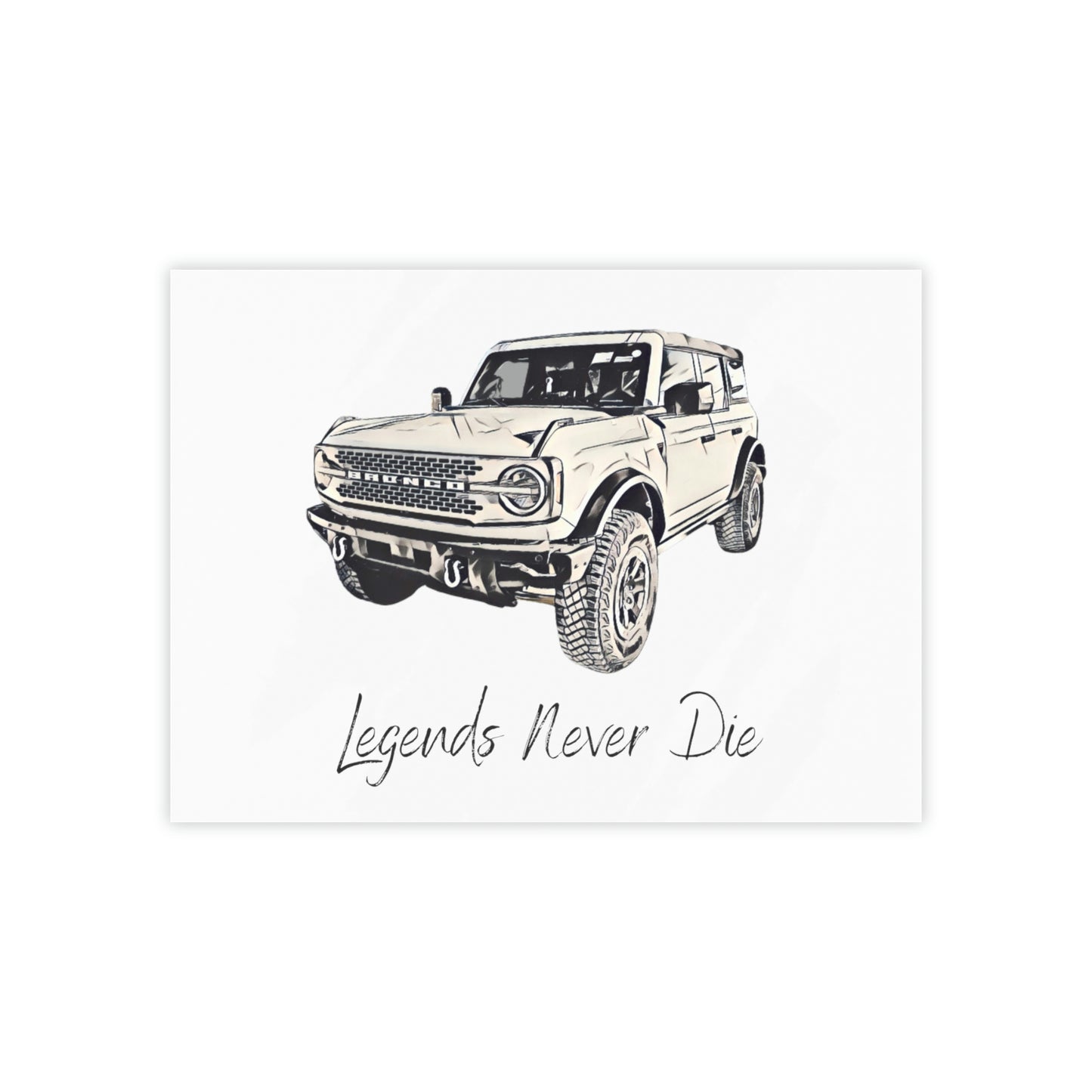 Legends Never Die - Bronco - Post-it® Note Pads