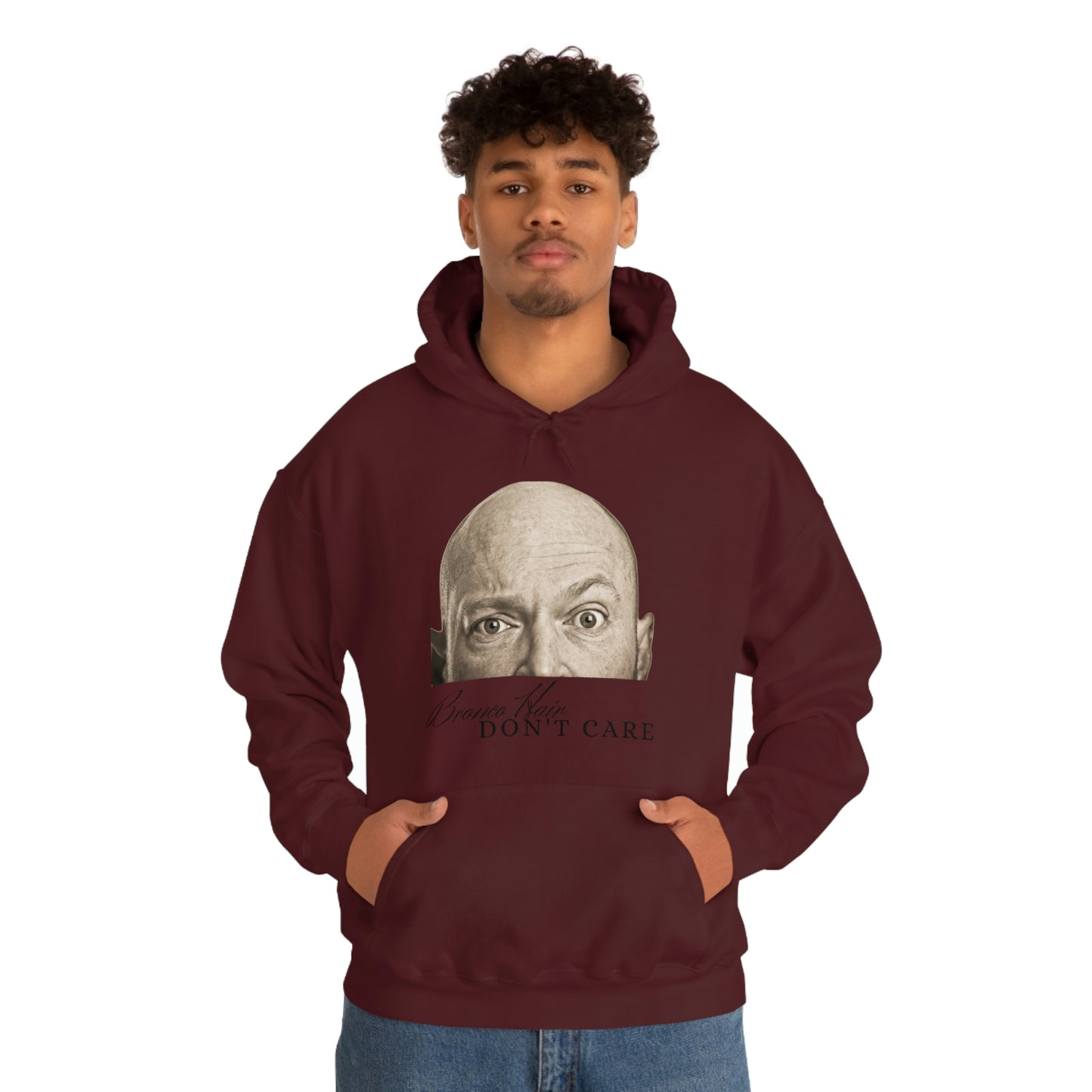 Men's Bronco Hair - Heavy Blend Hooded Sweatshirt