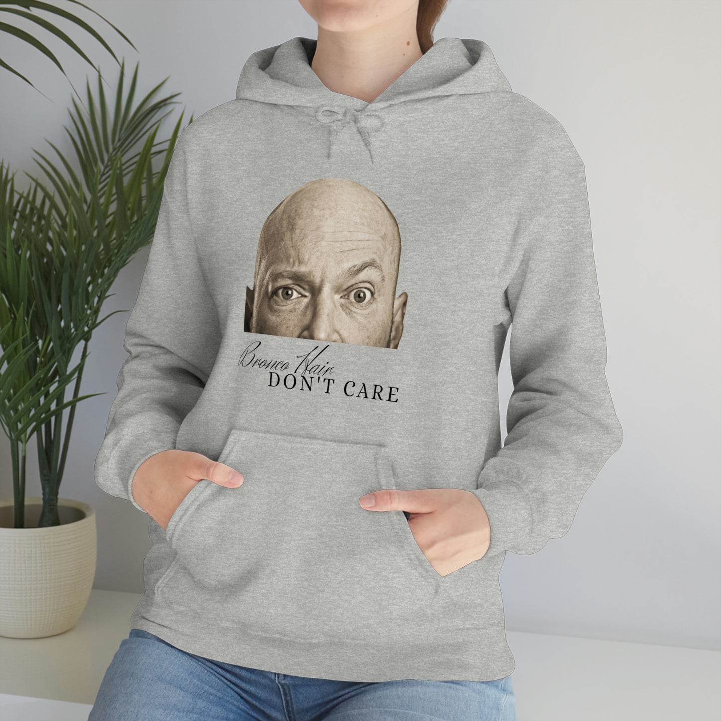 Men's Bronco Hair - Heavy Blend Hooded Sweatshirt
