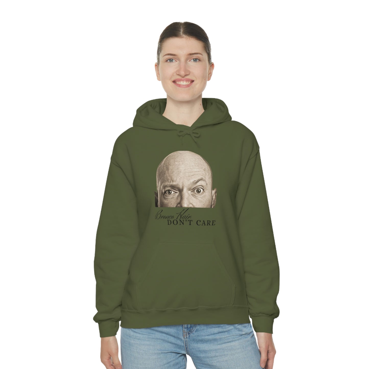 Men's Bronco Hair - Heavy Blend Hooded Sweatshirt