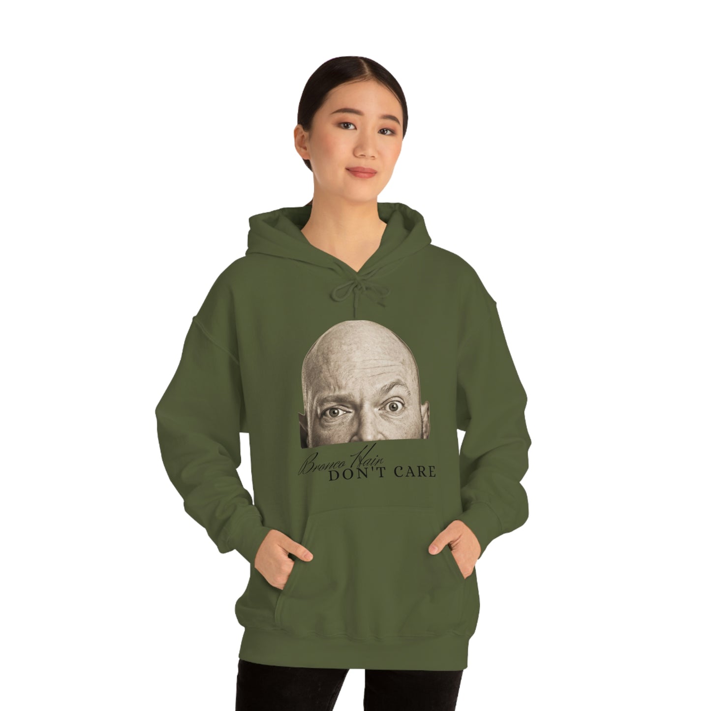 Men's Bronco Hair - Heavy Blend Hooded Sweatshirt