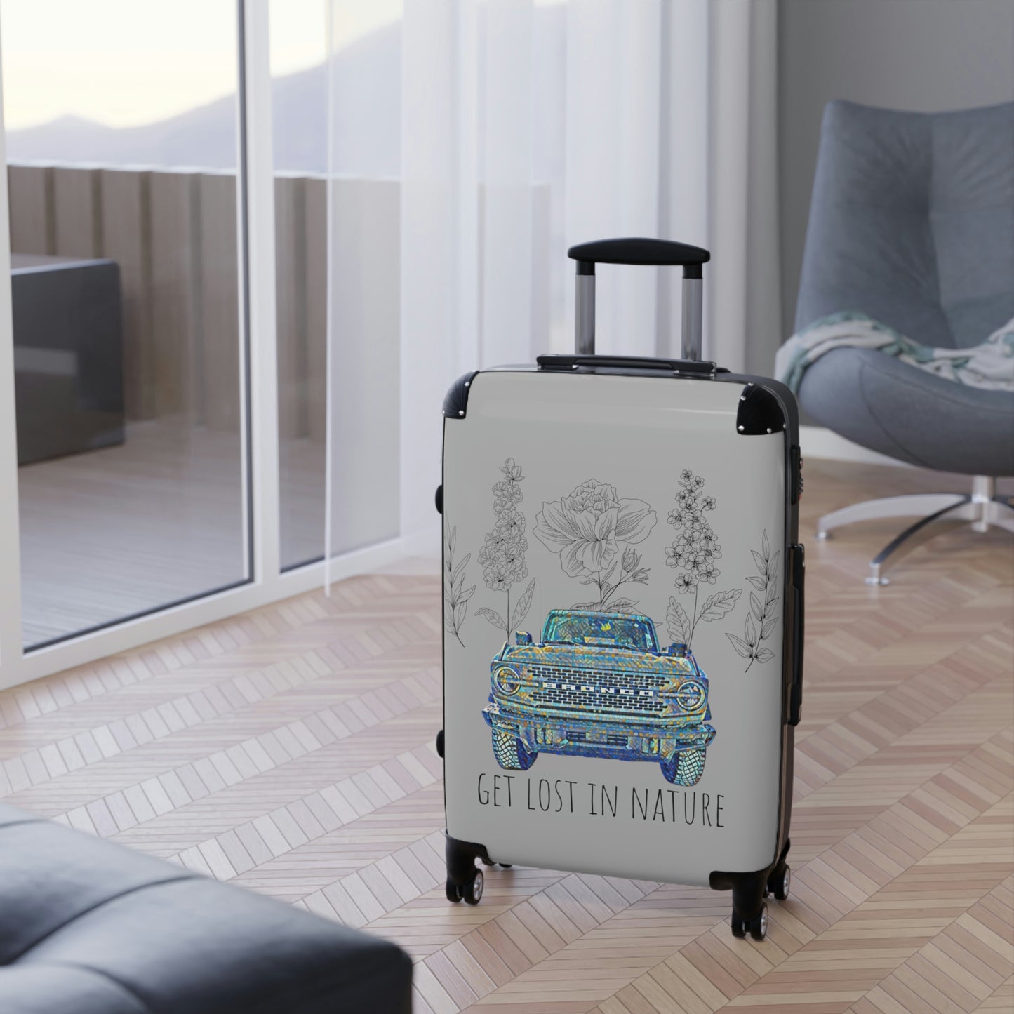 Bronco Flowers - Get Lost In Nature - Suitcase