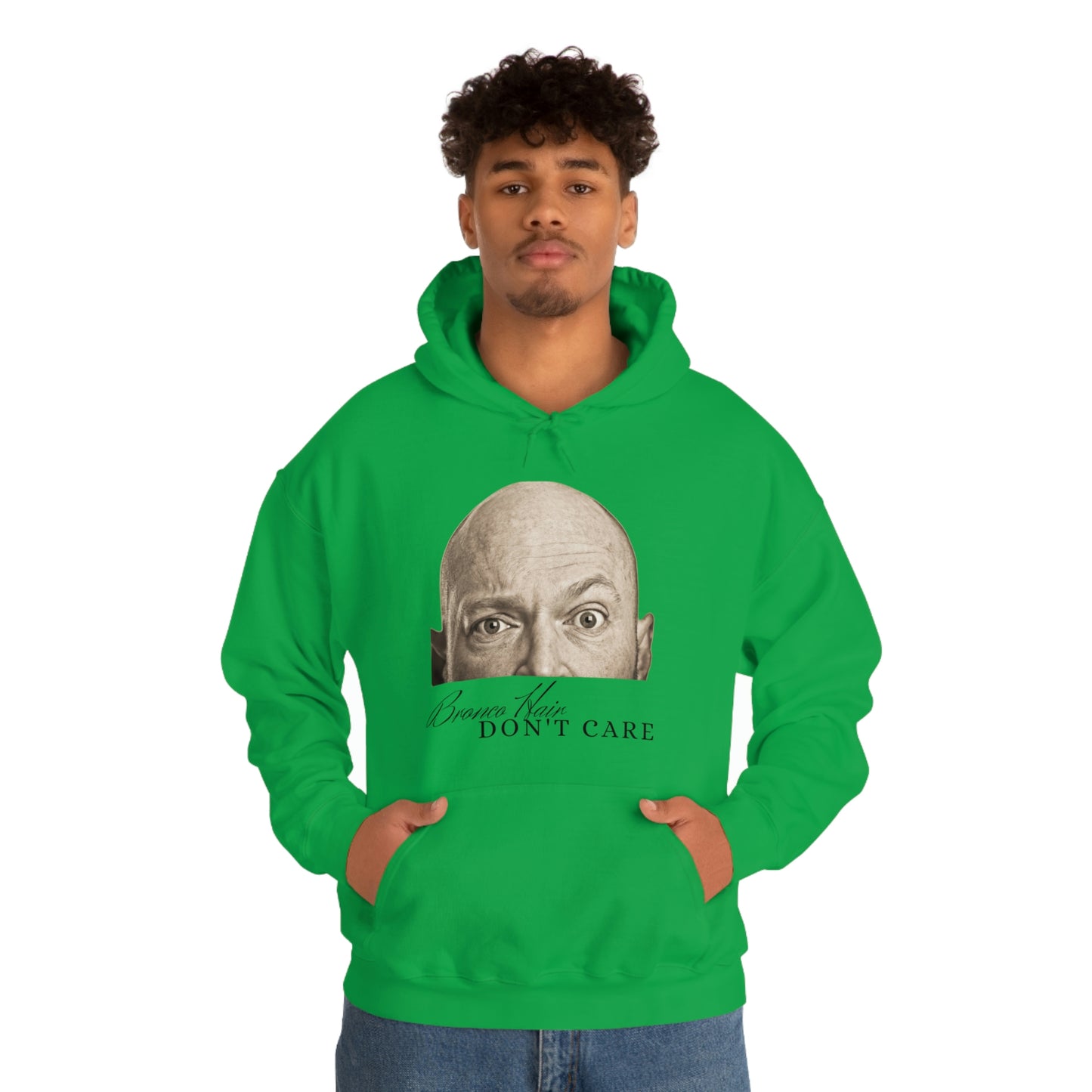 Men's Bronco Hair - Heavy Blend Hooded Sweatshirt