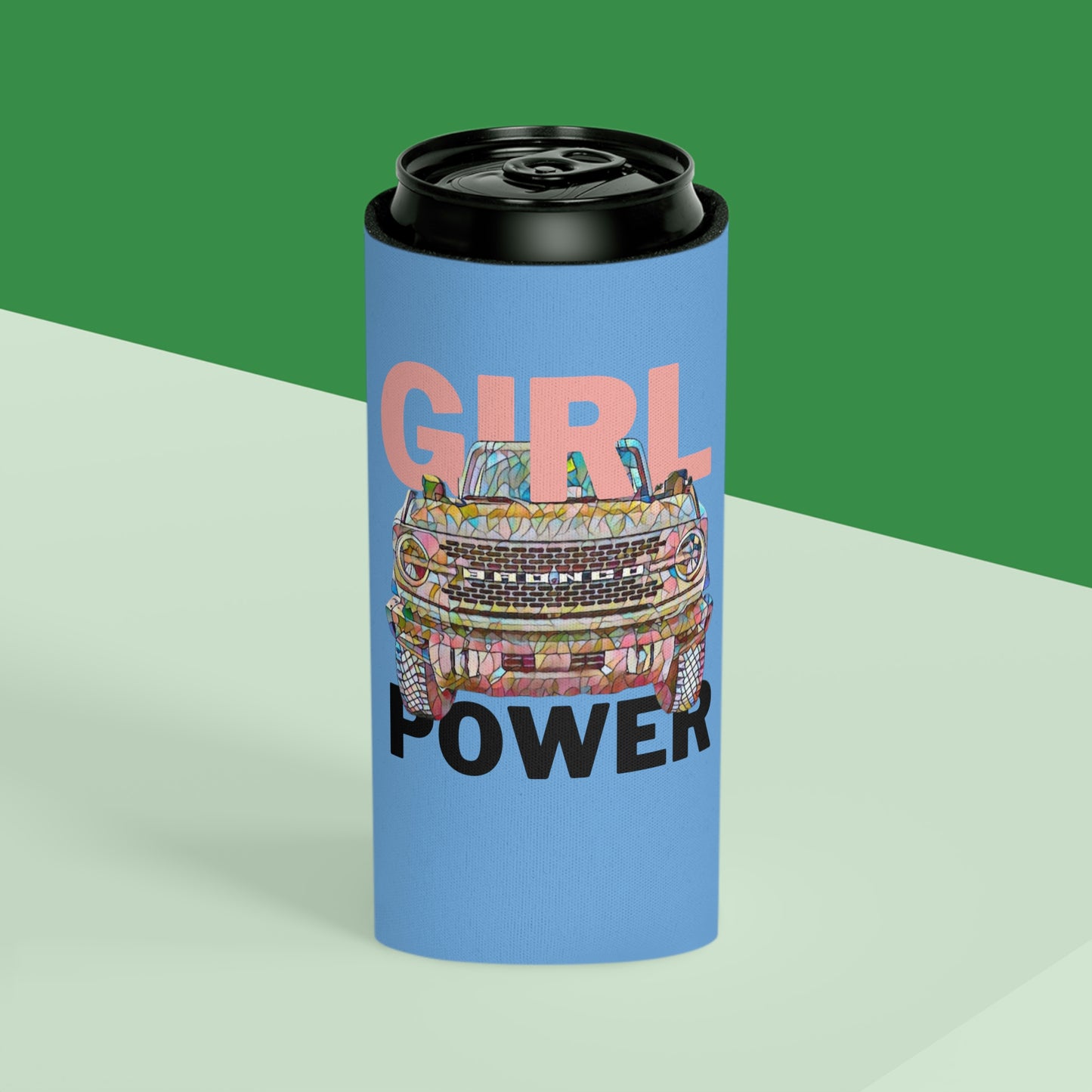 Girl Power - Bronco - Can Cooler