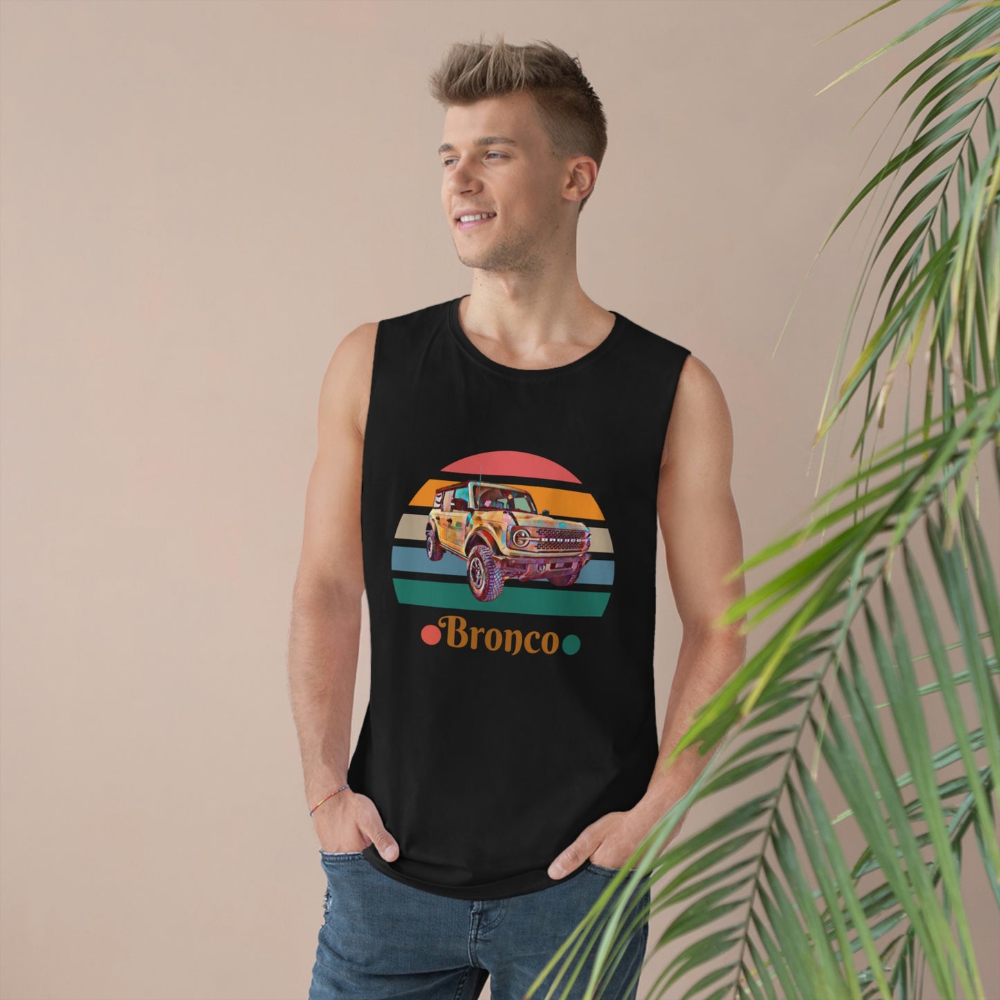 Bronco - Retro - Unisex Barnard Tank
