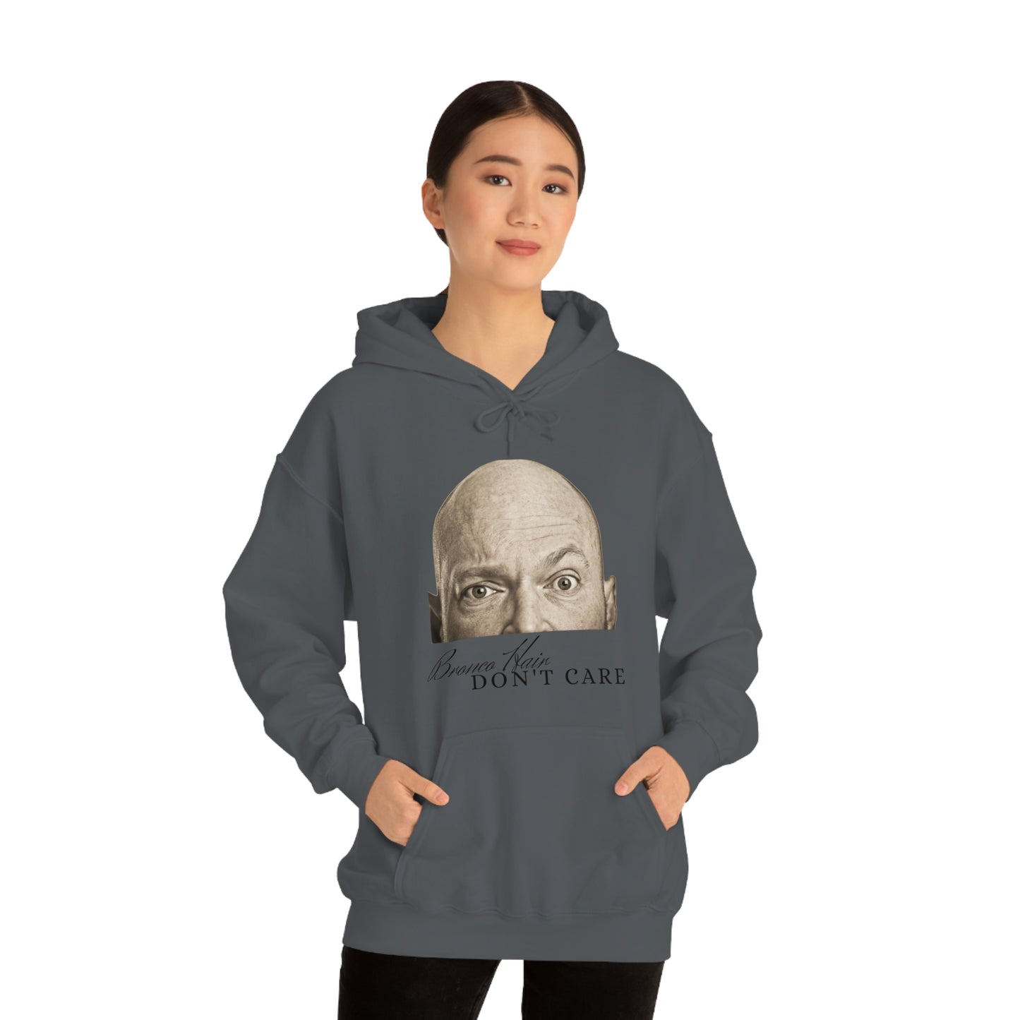 Men's Bronco Hair - Heavy Blend Hooded Sweatshirt