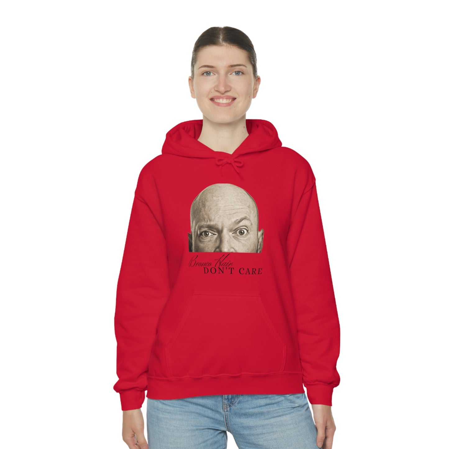 Men's Bronco Hair - Heavy Blend Hooded Sweatshirt