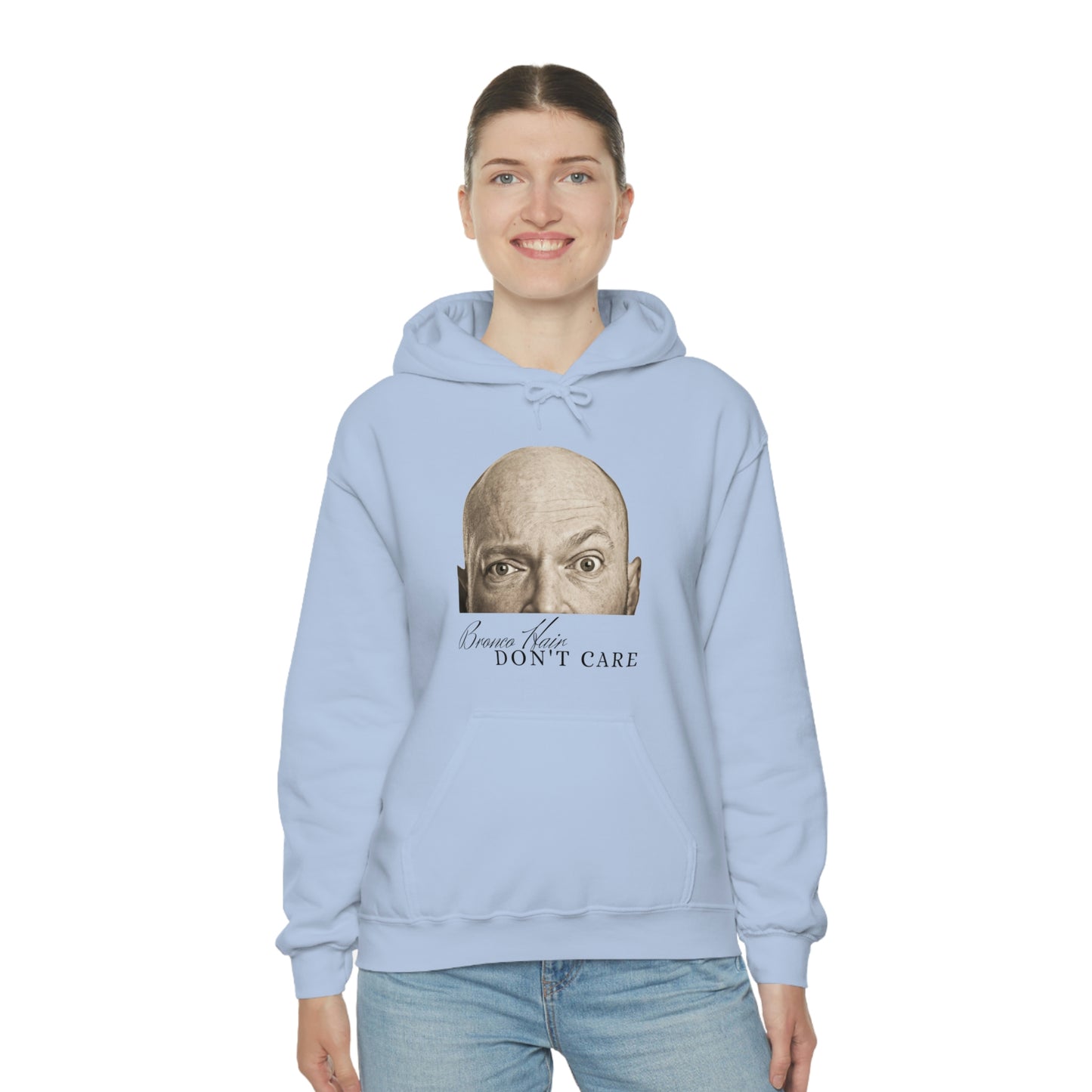 Men's Bronco Hair - Heavy Blend Hooded Sweatshirt