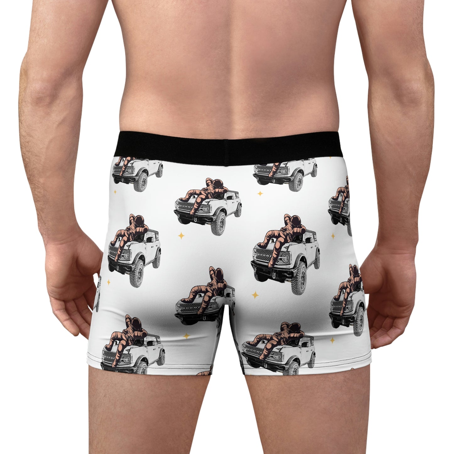 Space Bronco - Men's Boxer Briefs (AOP)