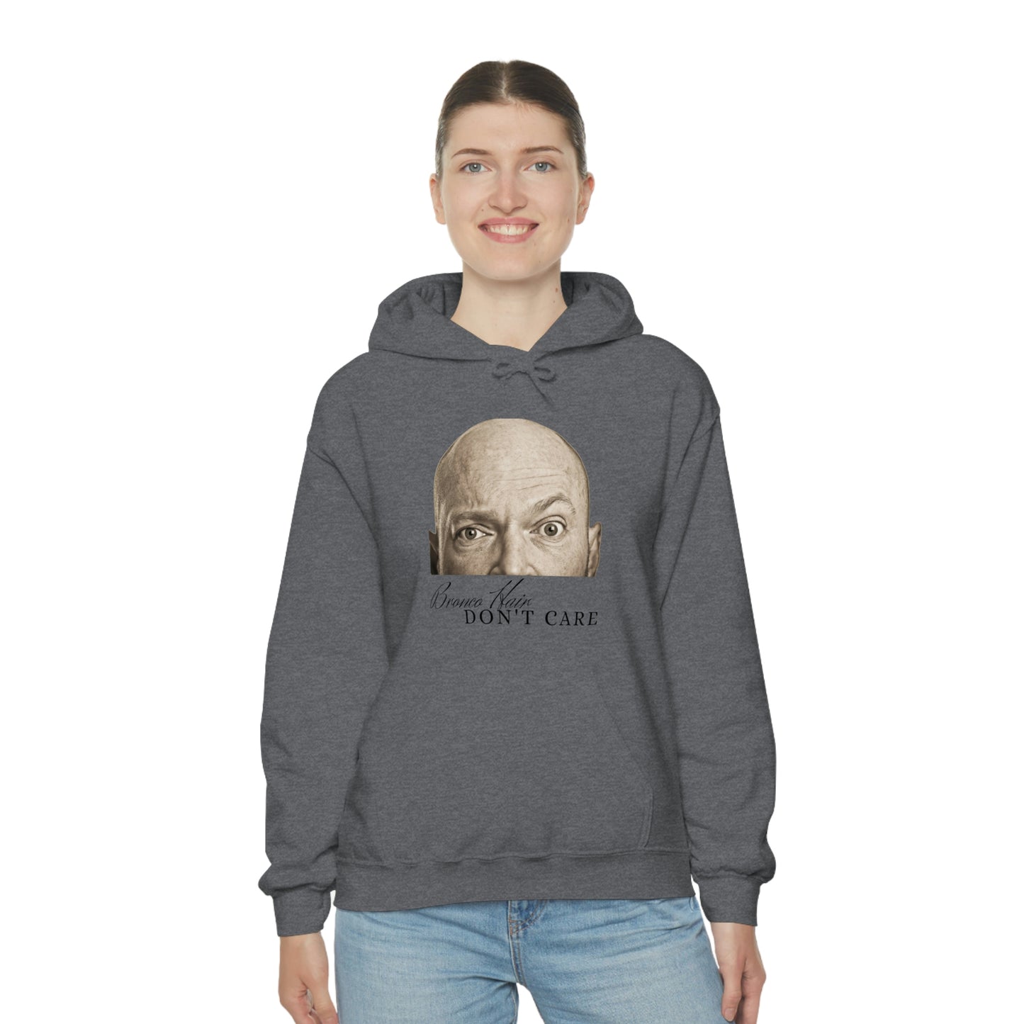 Men's Bronco Hair - Heavy Blend Hooded Sweatshirt