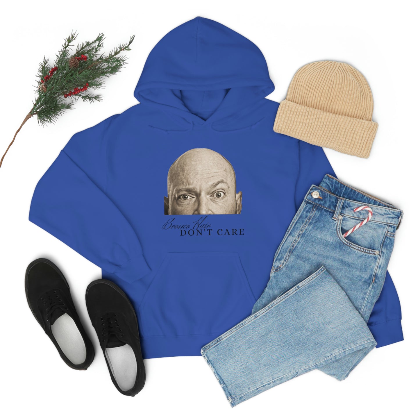 Men's Bronco Hair - Heavy Blend Hooded Sweatshirt