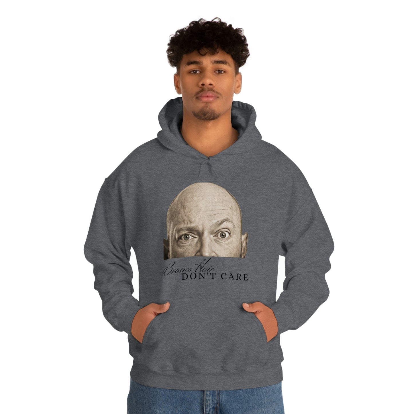 Men's Bronco Hair - Heavy Blend Hooded Sweatshirt