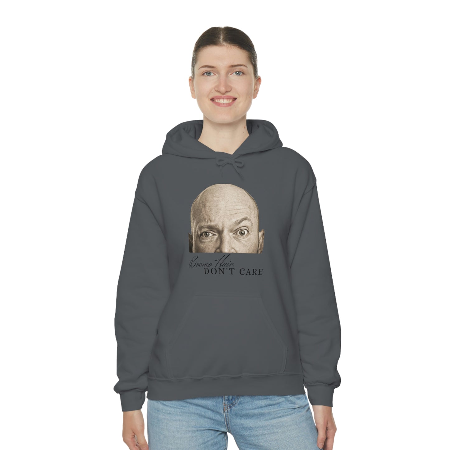 Men's Bronco Hair - Heavy Blend Hooded Sweatshirt