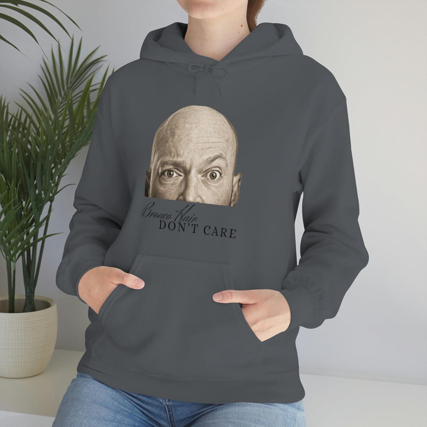 Men's Bronco Hair - Heavy Blend Hooded Sweatshirt