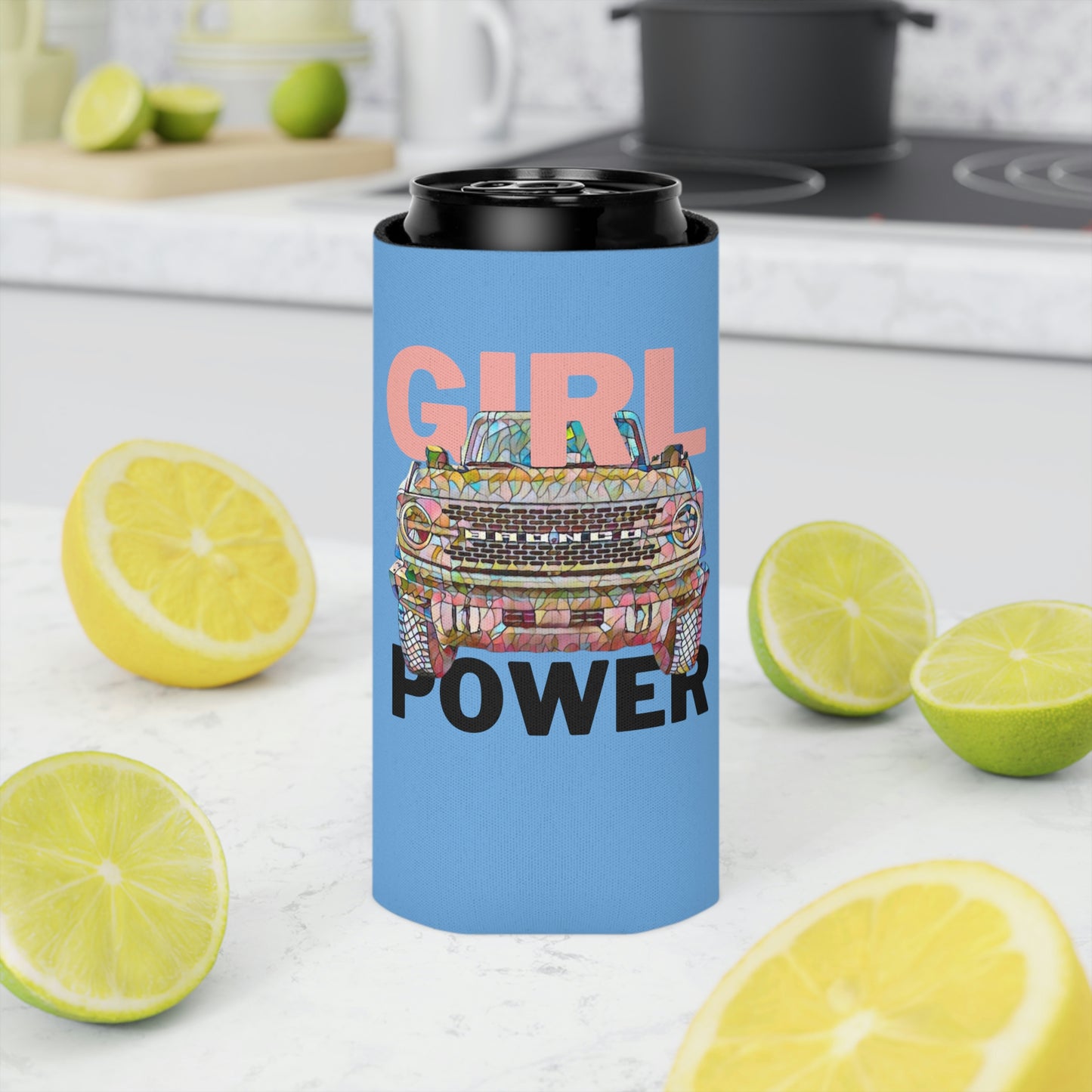 Girl Power - Bronco - Can Cooler