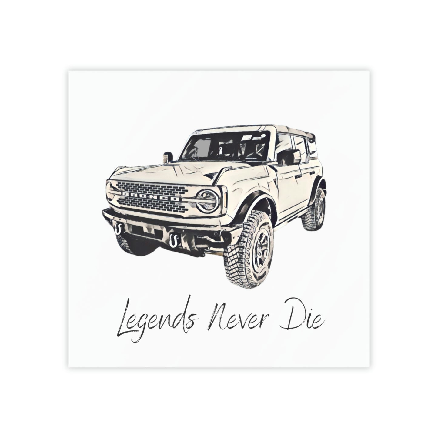 Legends Never Die - Bronco - Post-it® Note Pads