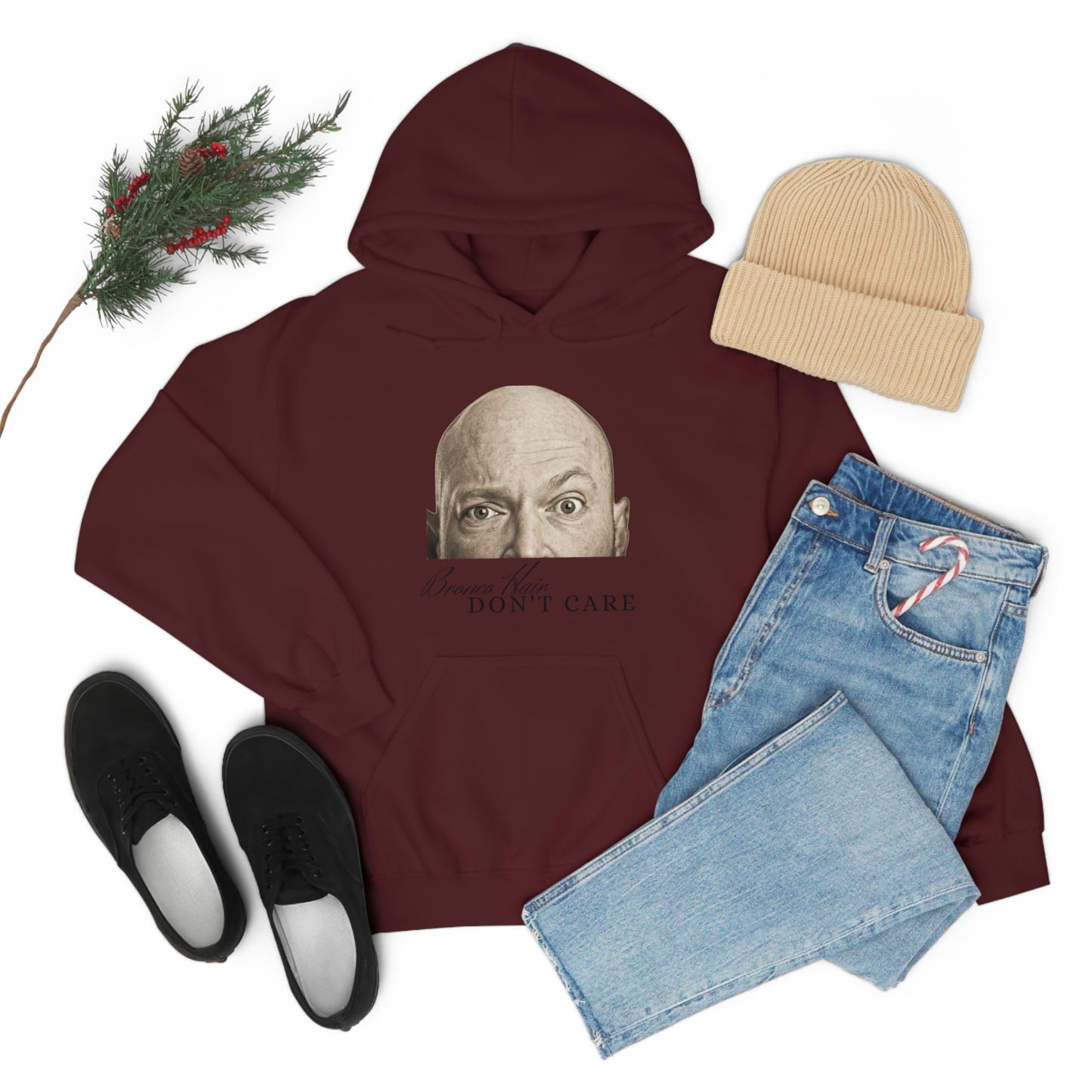 Men's Bronco Hair - Heavy Blend Hooded Sweatshirt