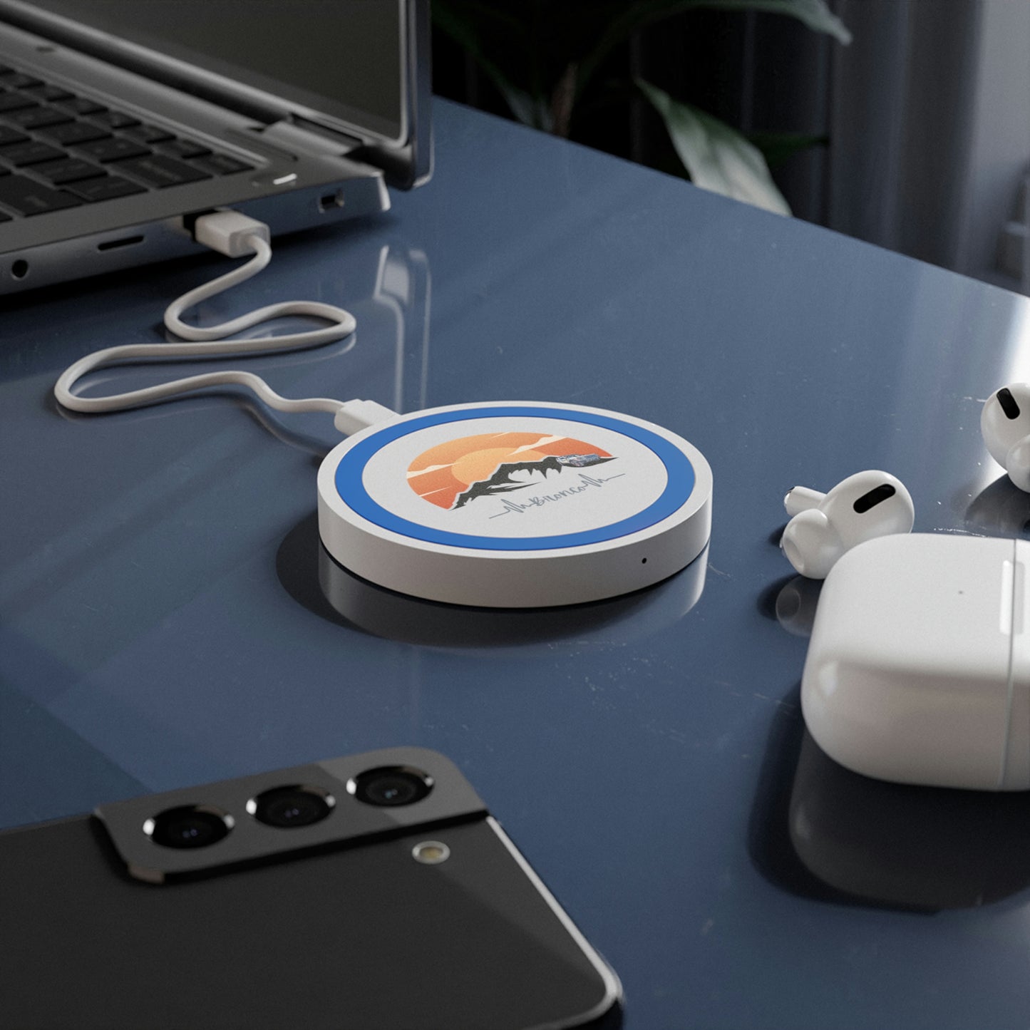 Bronco Charge - Moutainscape - Quake Wireless Charging Pad