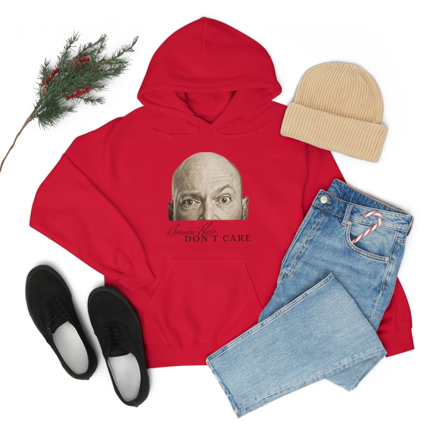 Men's Bronco Hair - Heavy Blend Hooded Sweatshirt