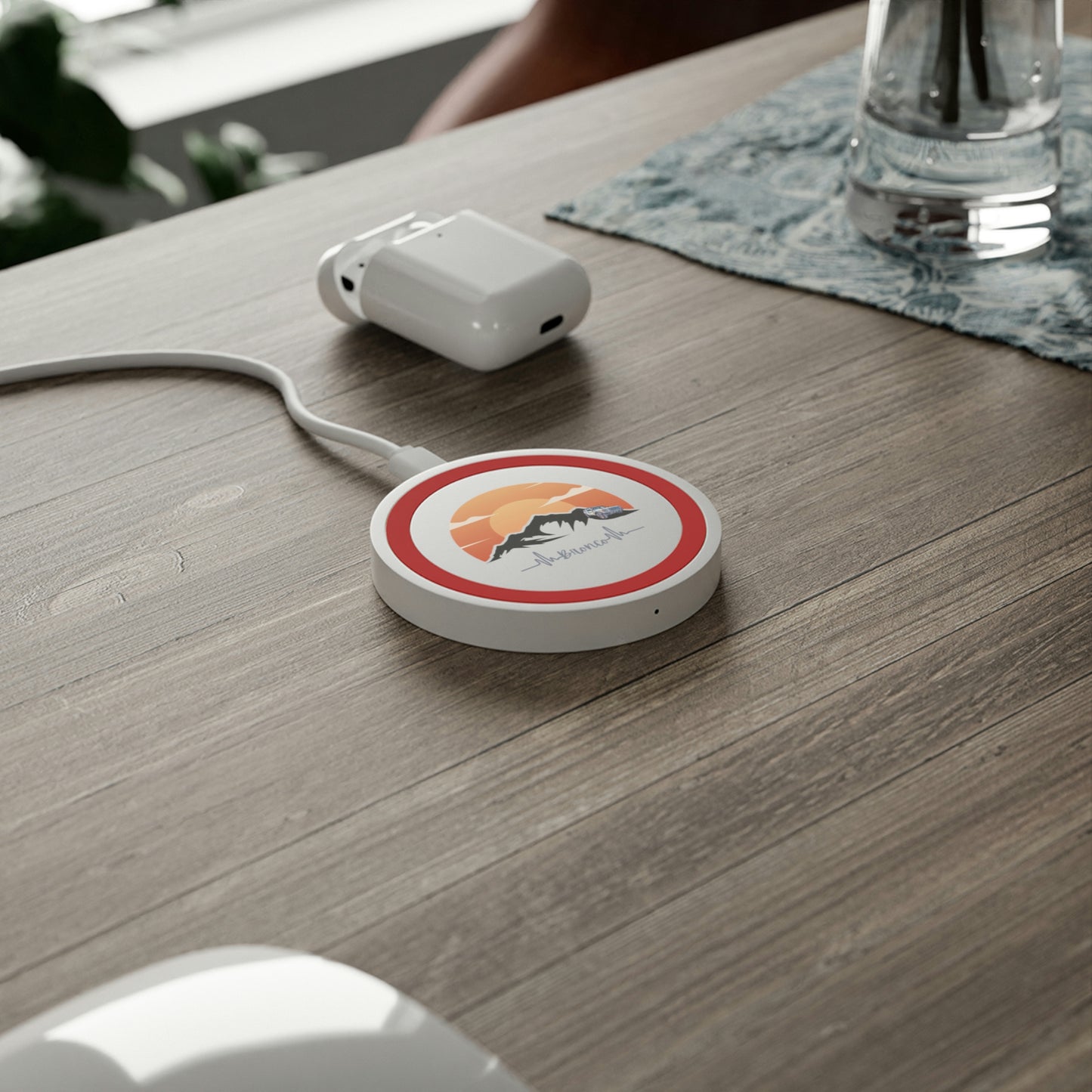 Bronco Charge - Moutainscape - Quake Wireless Charging Pad